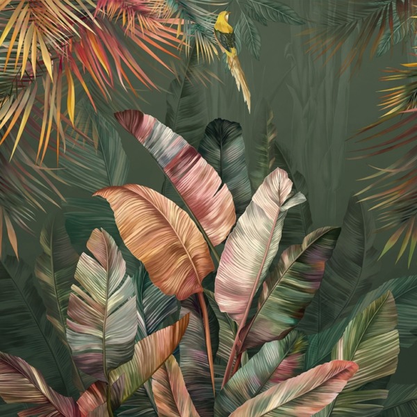 Fototapeta Barevné tropické listy