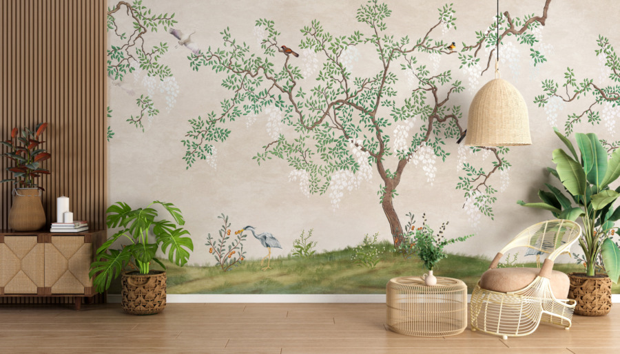 Asijský motiv Slender Tree - hlavní obrázek produktu