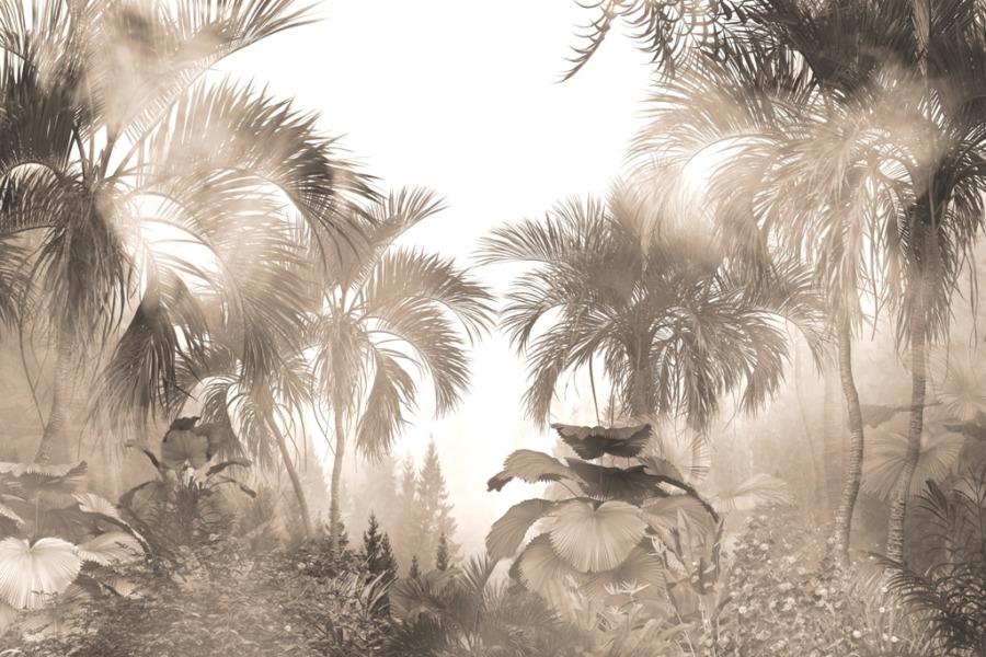 Fototapeta w barwach sepii Światło w Dżungli - zdjęcie numer 2