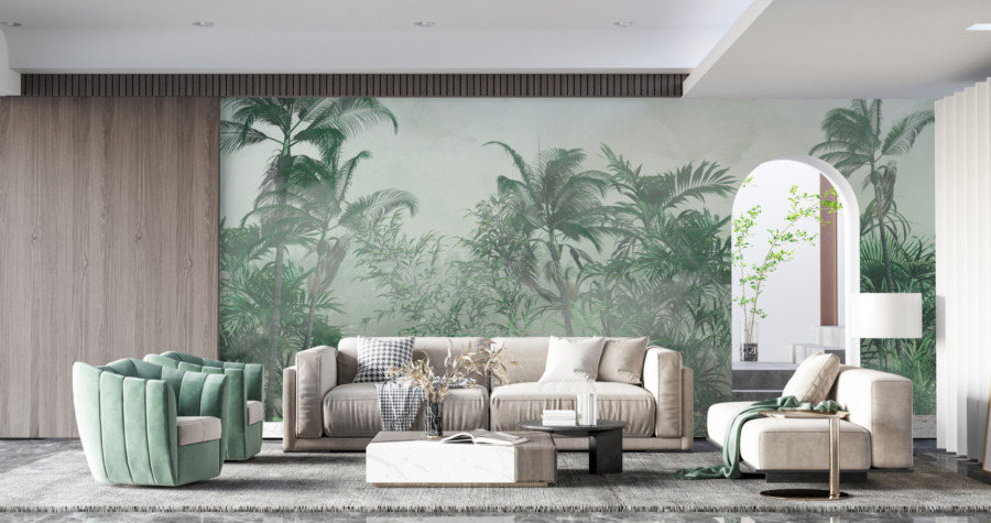 Hustá nástěnná malba tropické džungle Exotic Mist - hlavní obrázek produktu