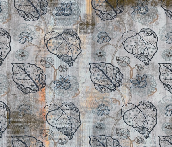 Dekorativní listy Granátové jablko Nástěnná malba