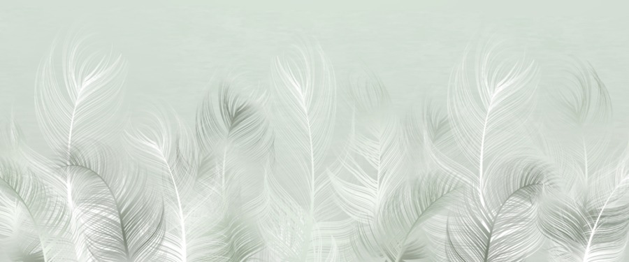 Lehkost peří ve skandinávském stylu v chladných ocelových tónech - obrázek číslo 2