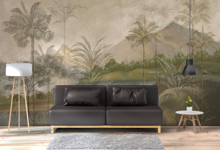 Freska tropické krajiny za mlhou Green Mountains - hlavní obrázek produktu