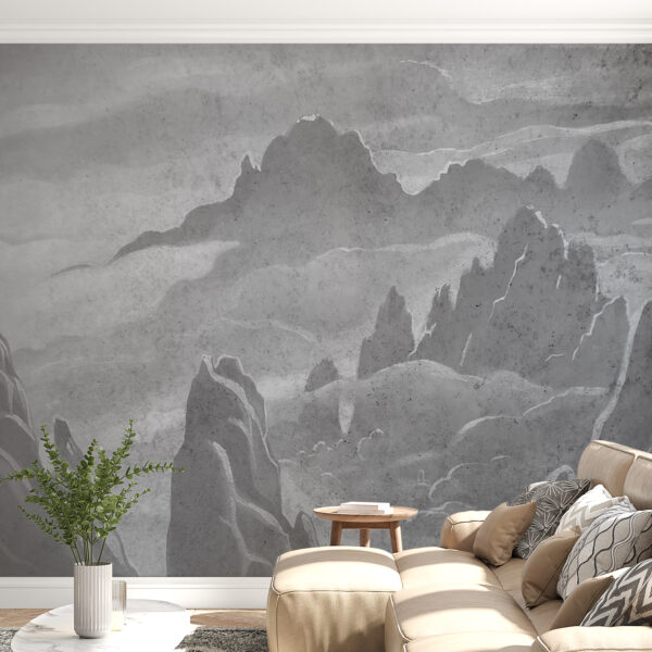Mural Mountain Grey