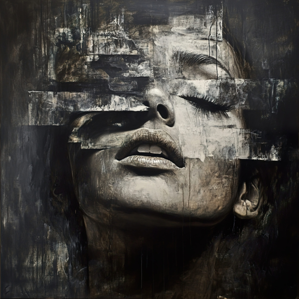 Nástěnná umělecká vize ženy