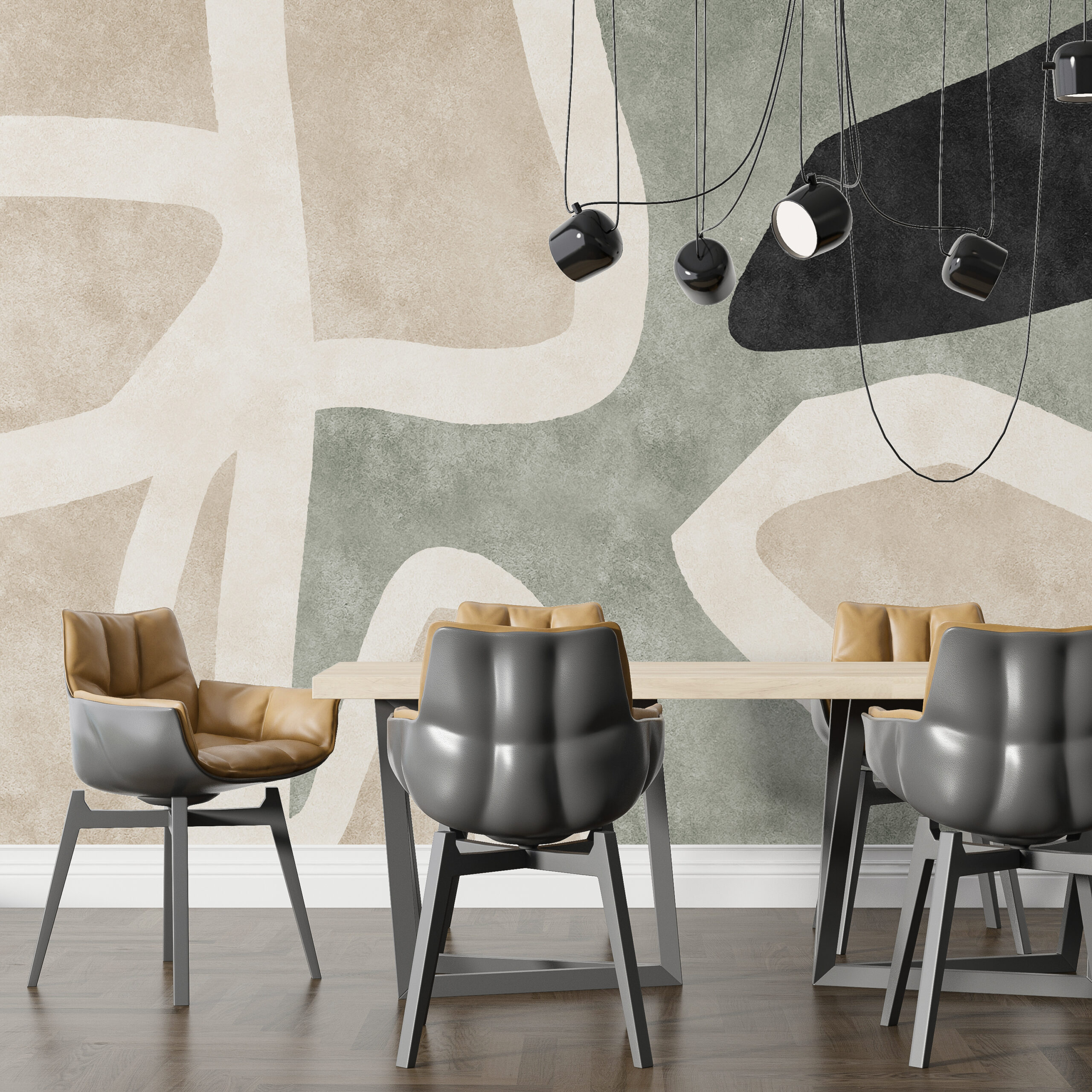 Nástěnná moderní abstrakce