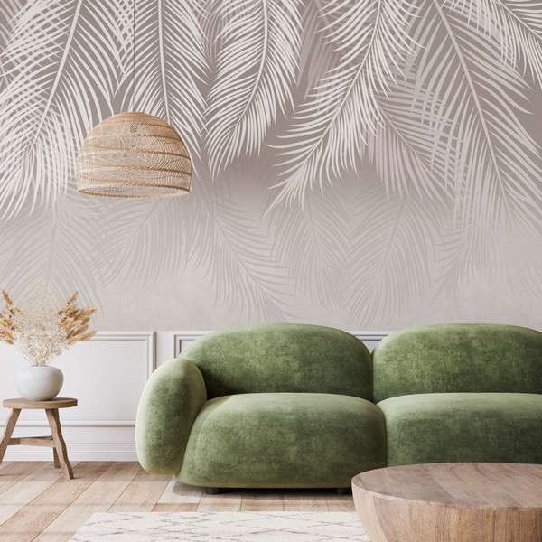 Nástěnná malba Hanging Leaves