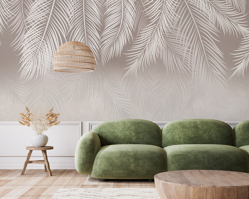 Nástěnná malba Hanging Leaves