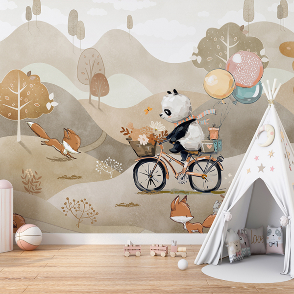 Fototapeta Happy Autumn Animals