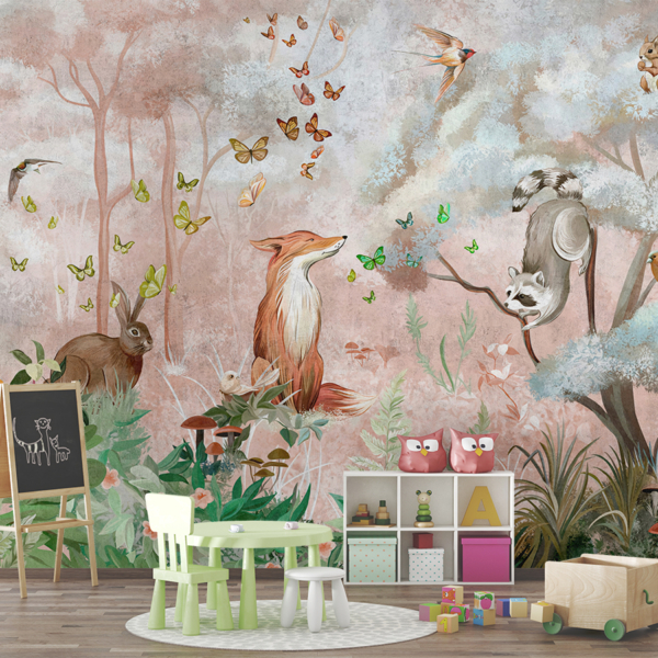 Fototapeta Lesní zvířata