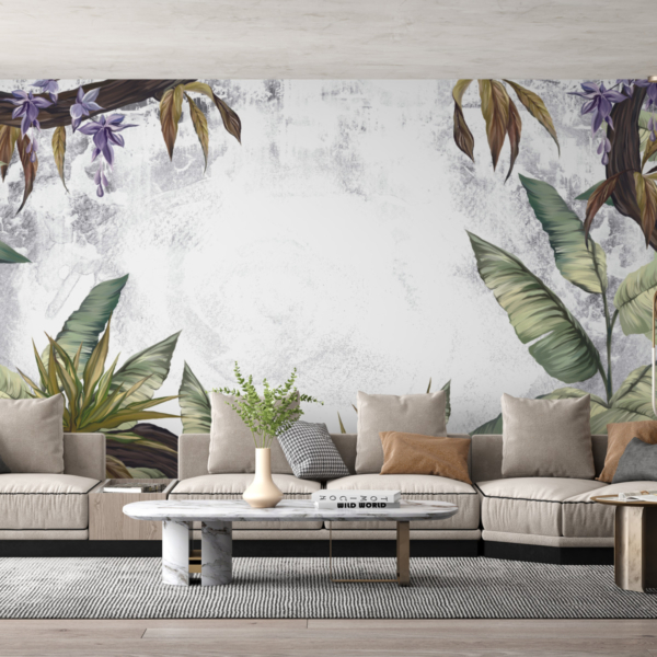 Nástěnná malba Bílá skvrna v tropech