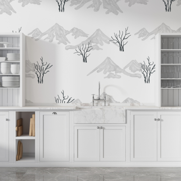 Nástěnná malba Bílé hory