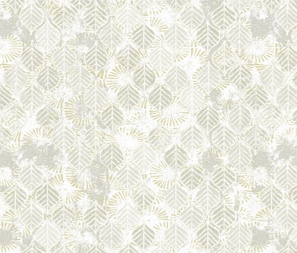 Nástěnná malba Bílé listy