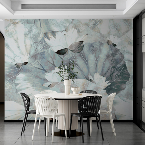 Fototapeta Bílé lekníny