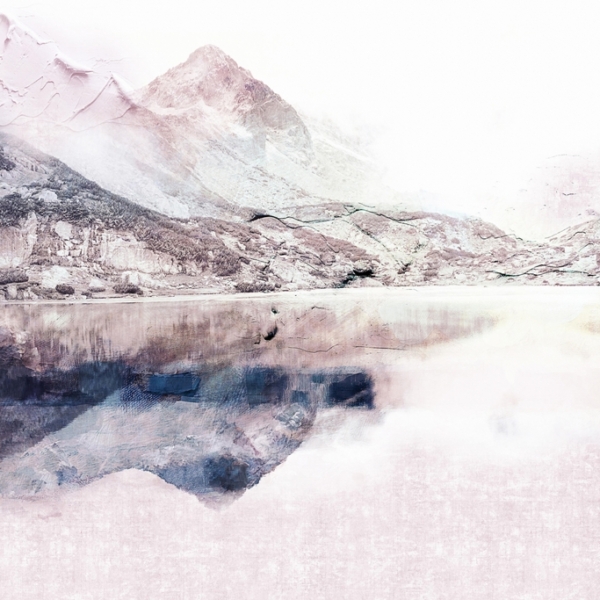 Nástěnná malba White in the Mountains