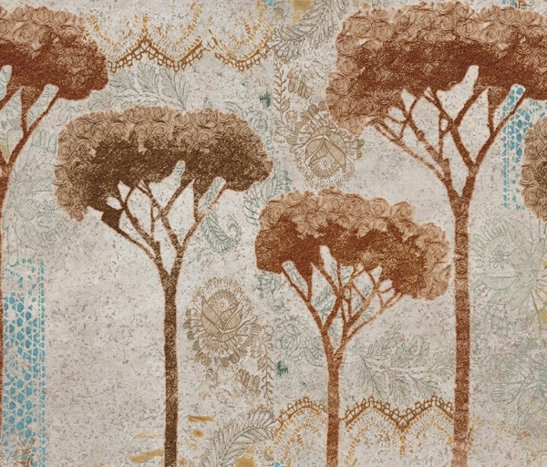 Nástěnná malba Brown Pine