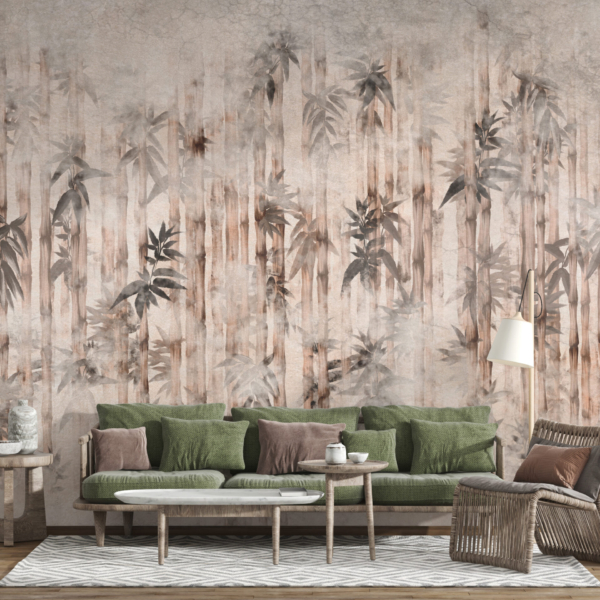 Nástěnná malba Brown Tree Arches