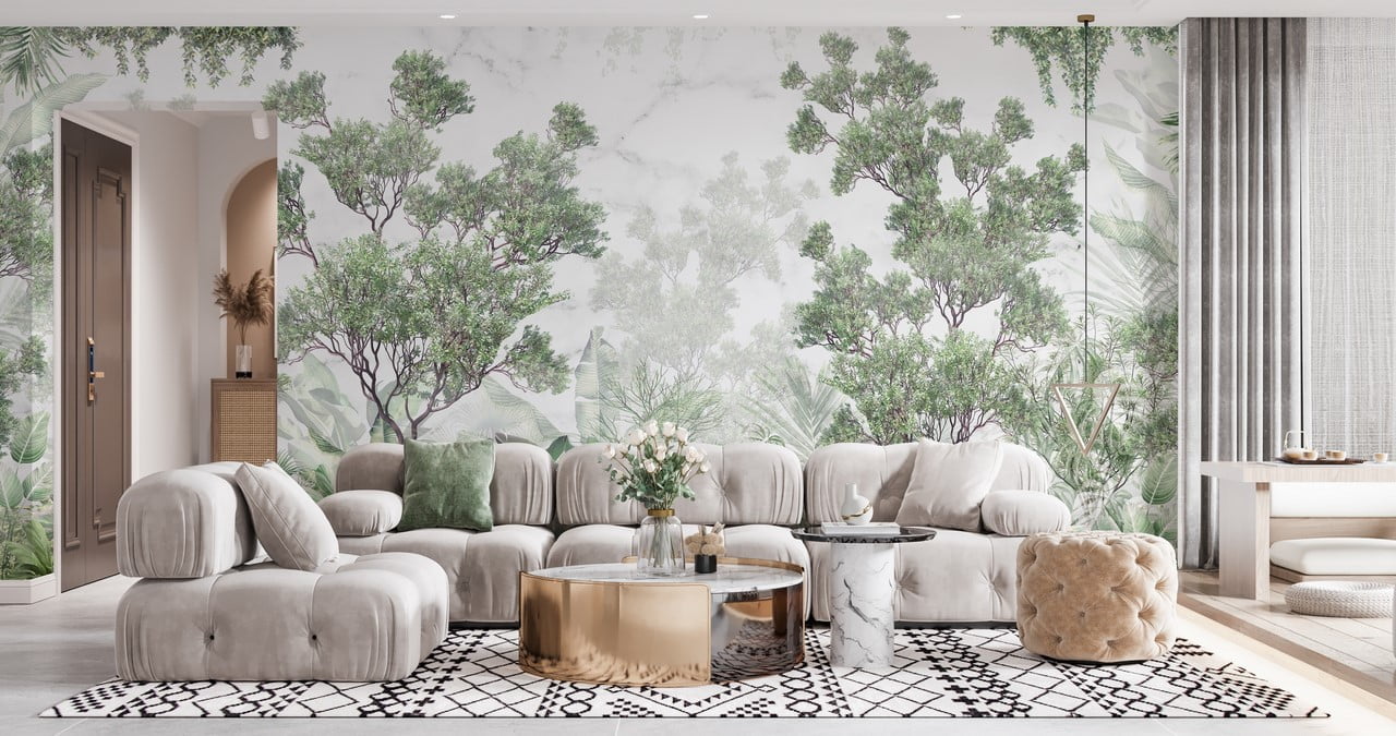 Svěží tropické rostliny tapety