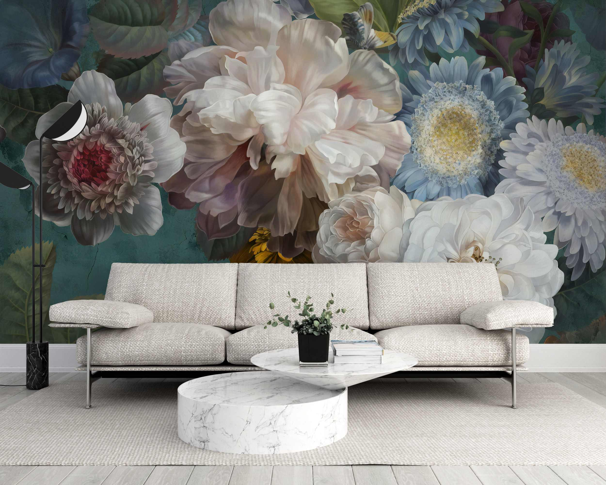 Nástěnná malba Kytice květin