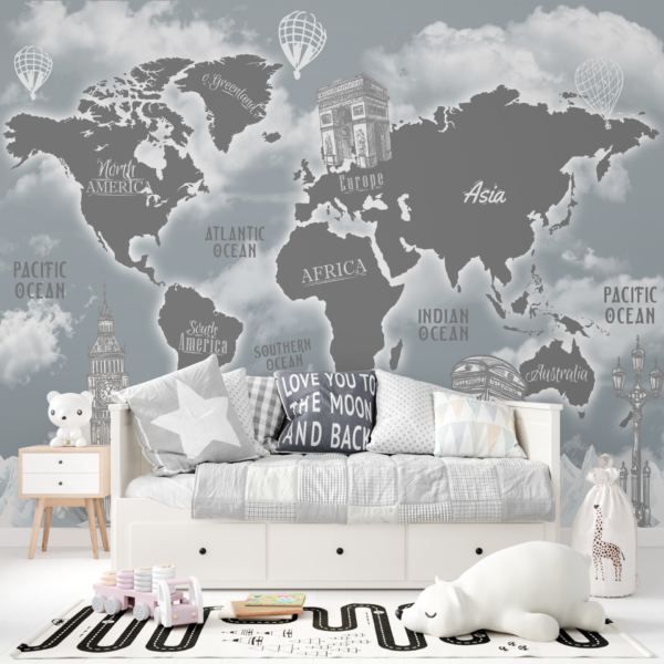 Nástěnná malba Celý svět