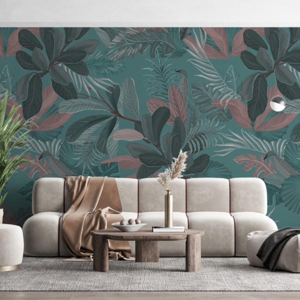 Nástěnná grafika Dark Leaf