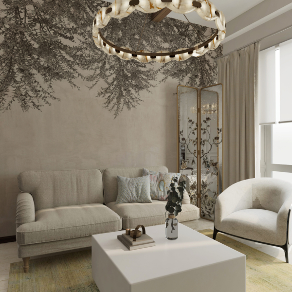 Nástěnná malba Dark Twigs