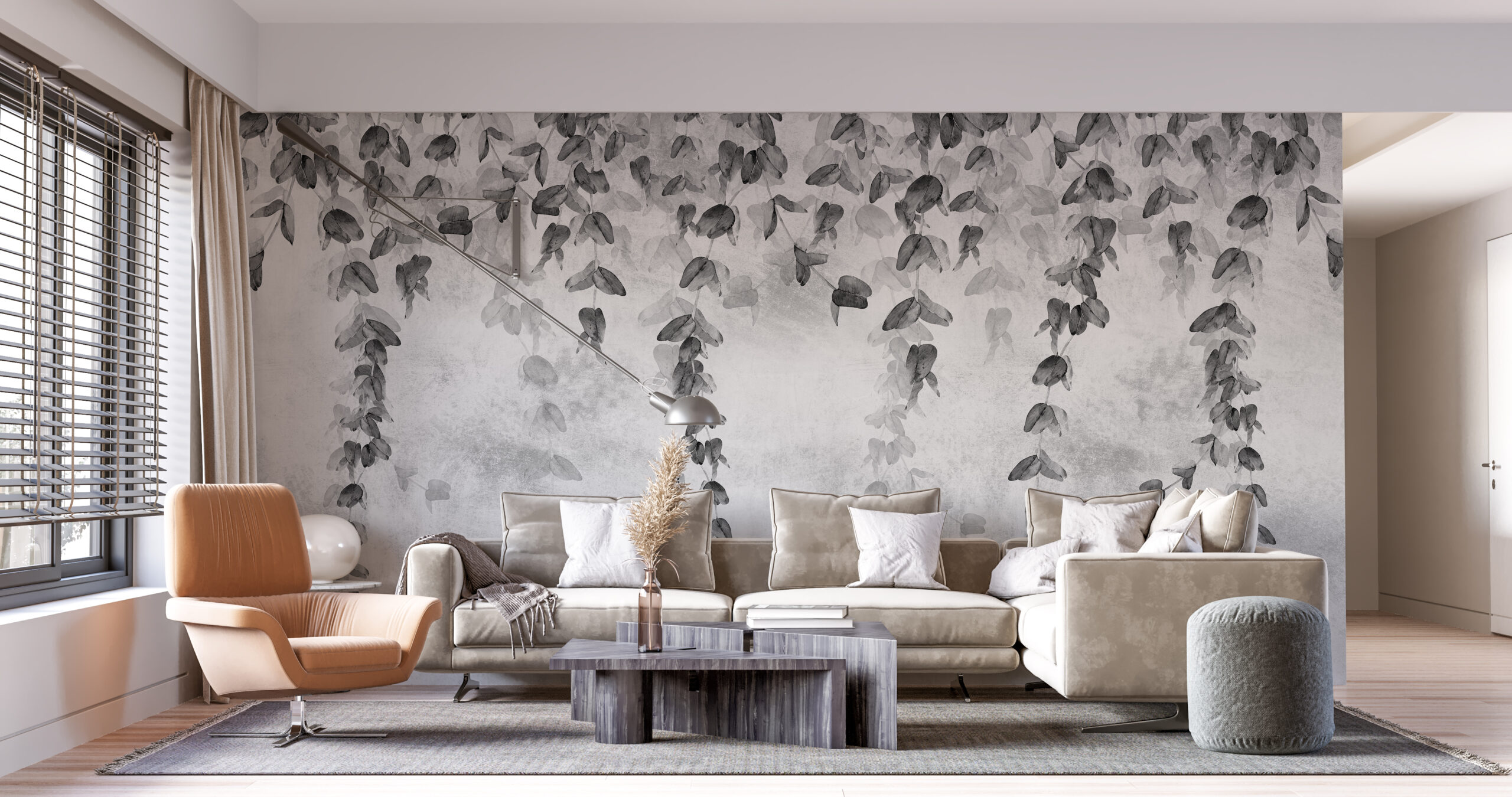 Nástěnná malba Dark Twigs