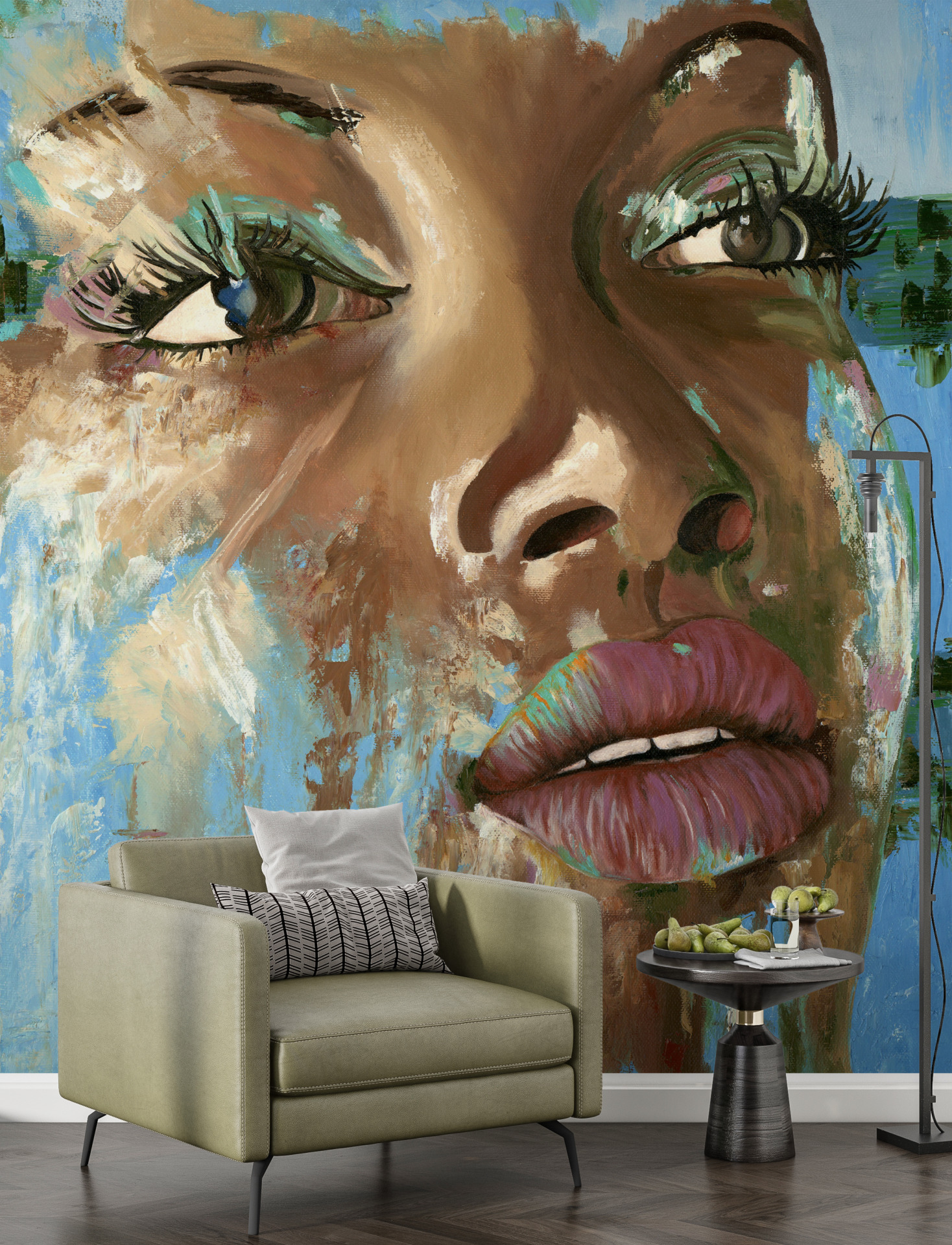 Fototapeta Tmavá pleť dívka