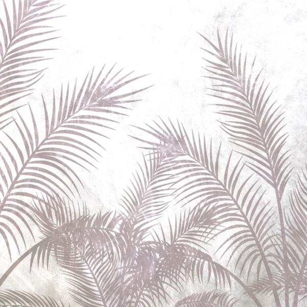 Teplá nástěnná malba Palm Plume