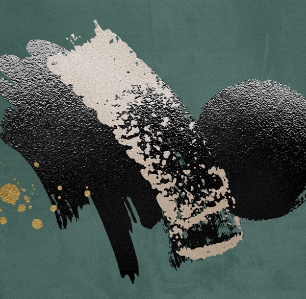 Nástěnná malba Black Ball