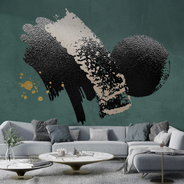 Nástěnná malba Black Ball