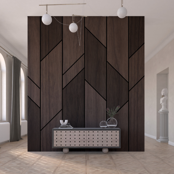 Nástěnná malba Chocolate Geometry