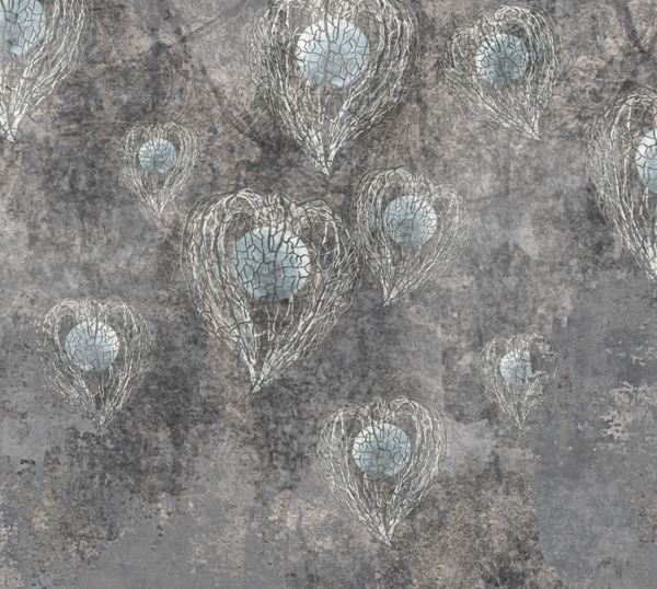 Nástěnná malba Delicate Grey