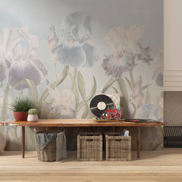 Nástěnná malba Jemné kosatce