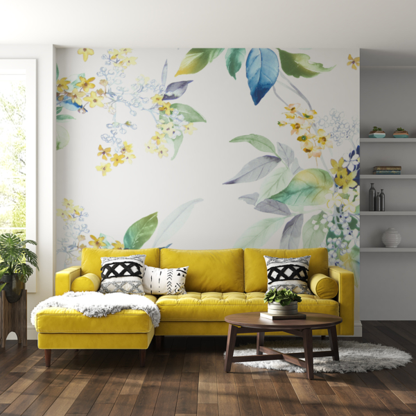 Fotopast Jemné bílé květiny