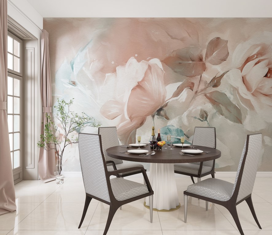 Fototapeta Jemné okvětní lístky růží