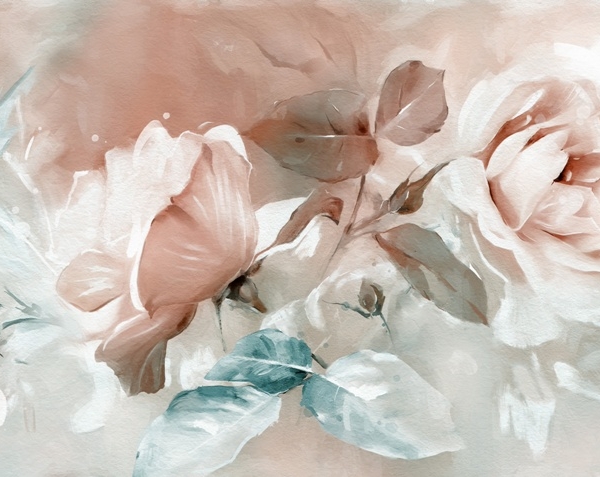 Fototapeta Jemné okvětní lístky růží