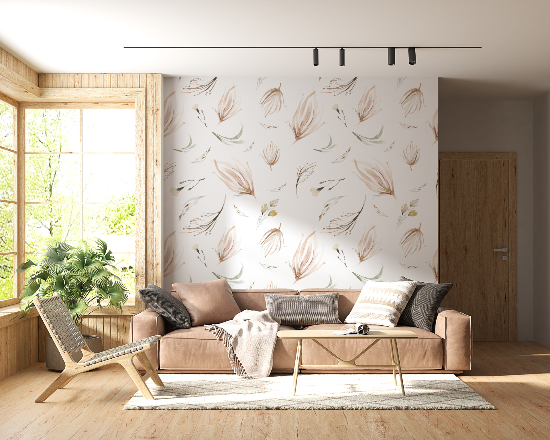 Fototapeta Jemný rostlinný motiv