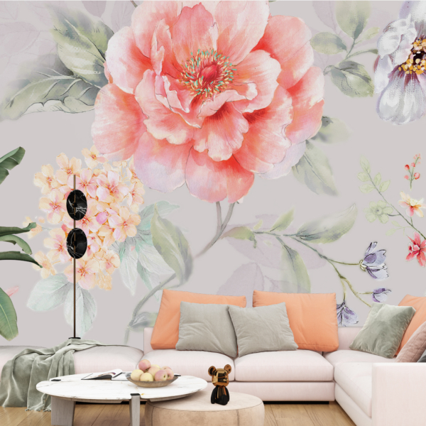 Fototapeta Jemná růžová květina