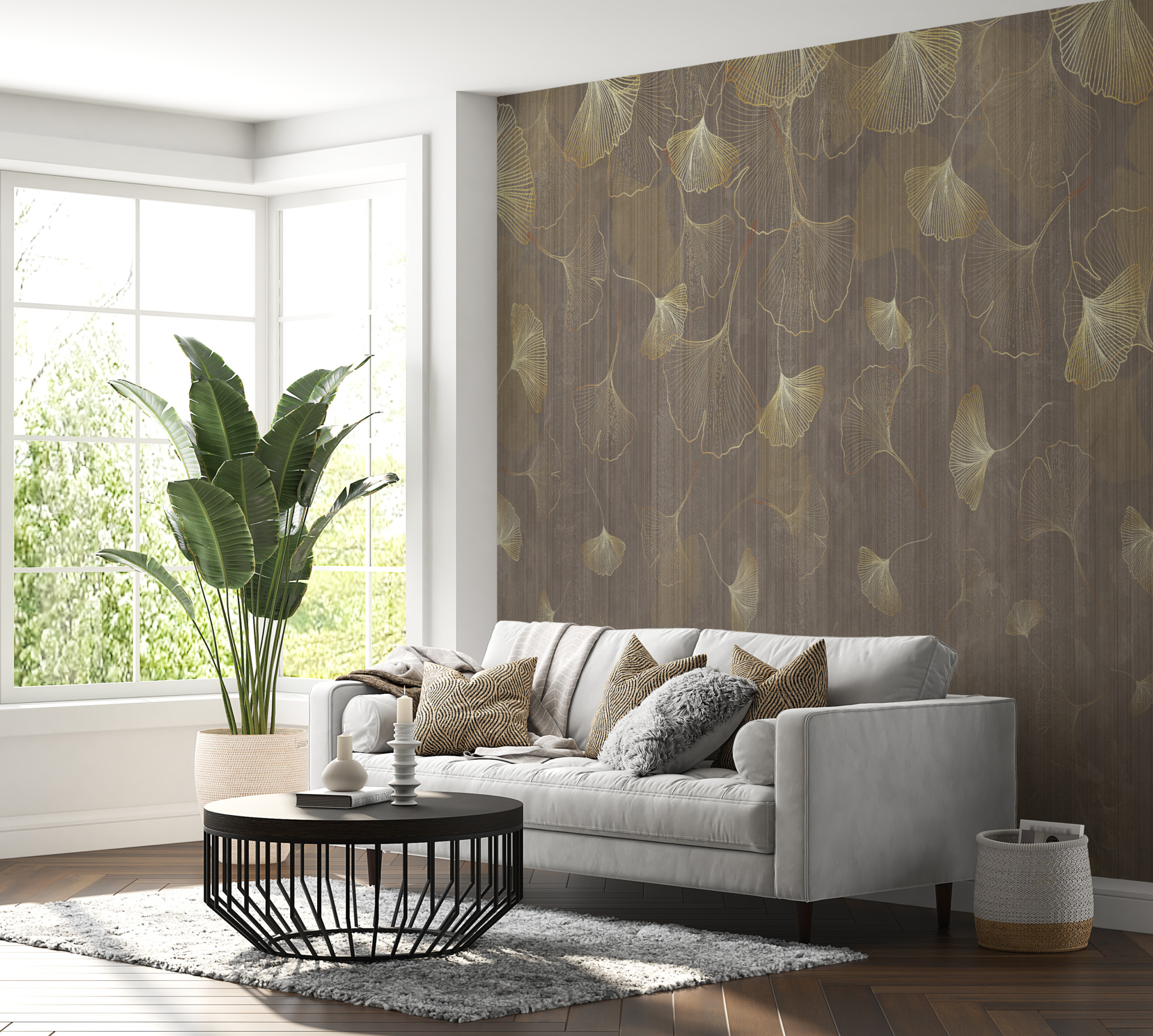 Fototapeta Déšť zlatých listů