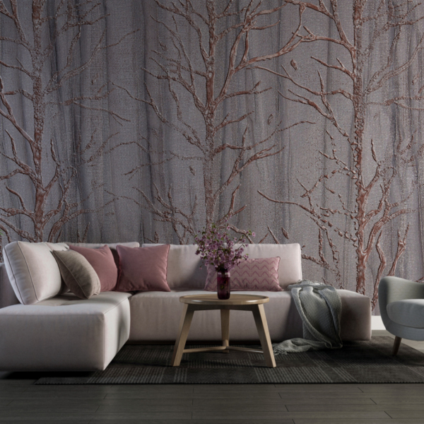 Nástěnná malba Stromy bez listů