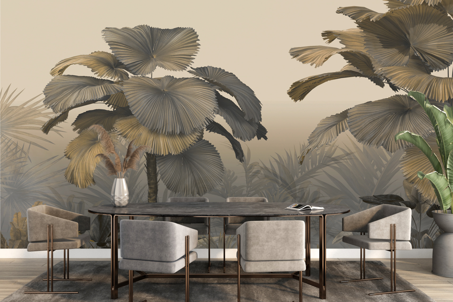 Fototapeta Tropické stromy 3D