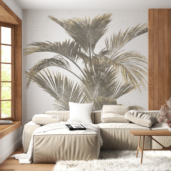 Nástěnná malba palmy