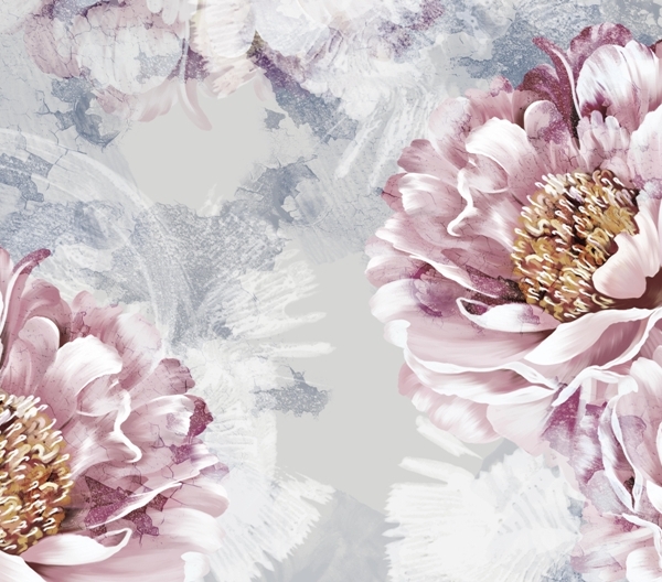 Fototapeta Velké květy pivoněk