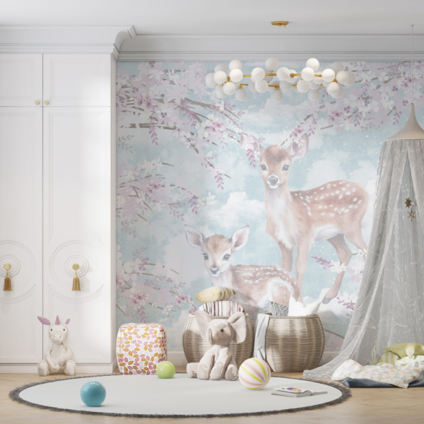 Nástěnná malba Dva jeleni