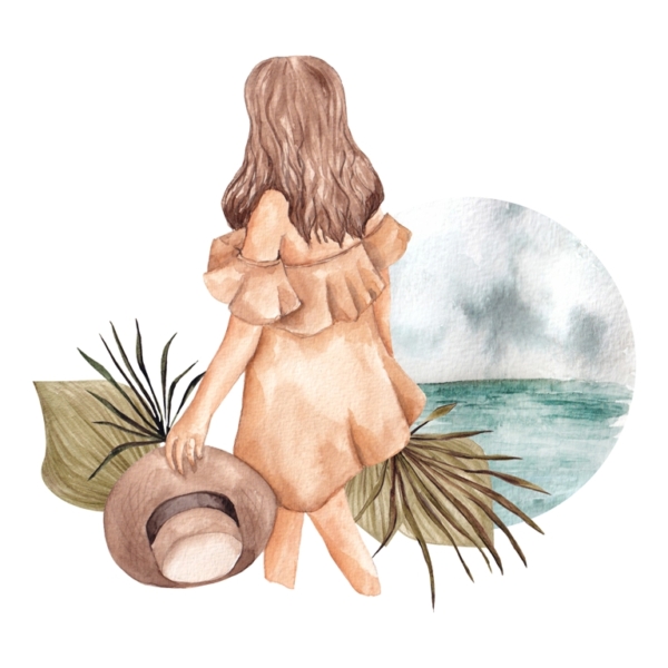 Fototapeta Dívka u moře