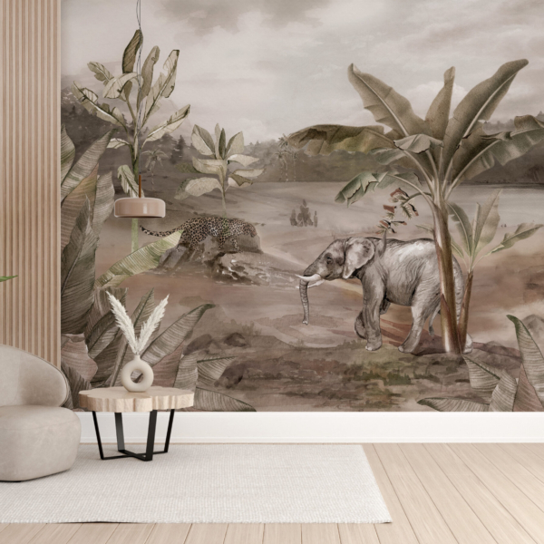 Nástěnná malba Divoká Afrika