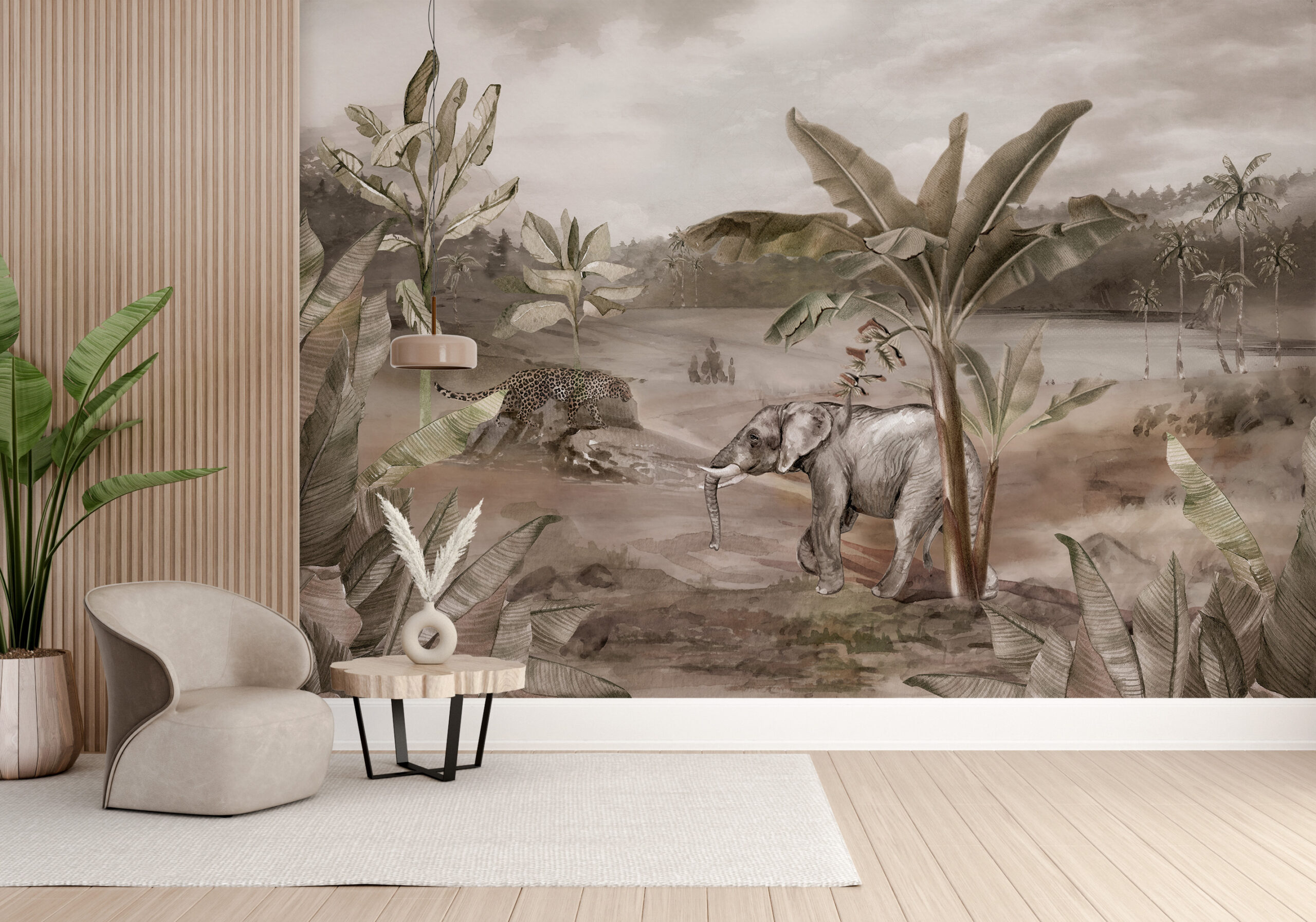 Nástěnná malba Divoká Afrika