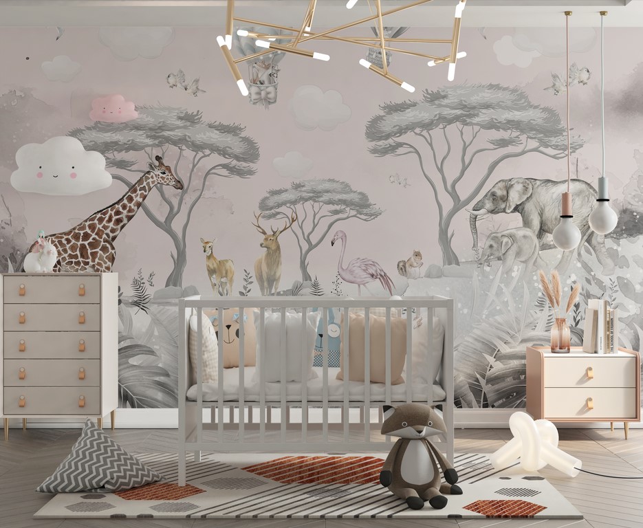 Fototapeta Divoká zvířata pro děti