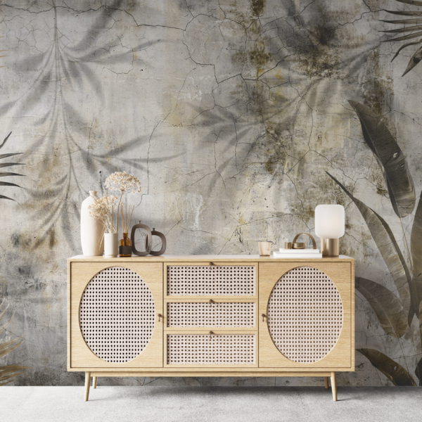 Nástěnná malba džungle na zdi